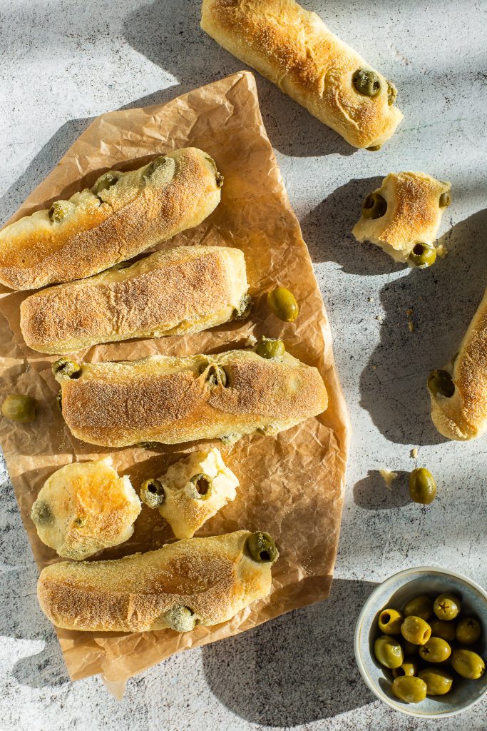 Olive bread sticks
