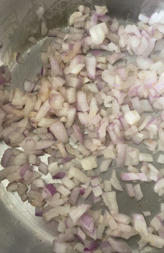 Sauté the onion