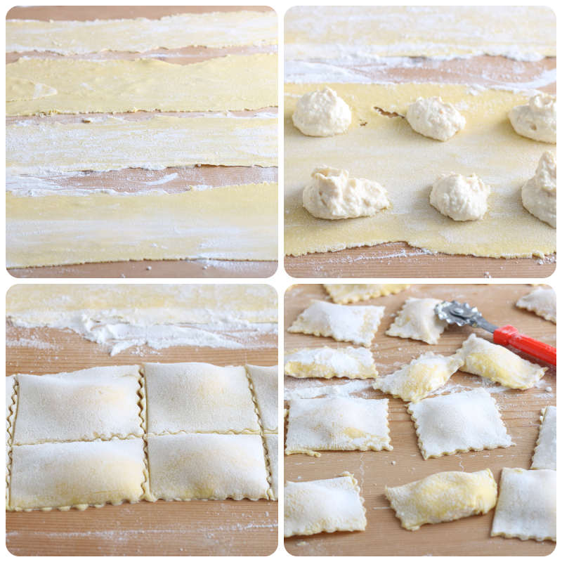 ravioli with ricotta and orange