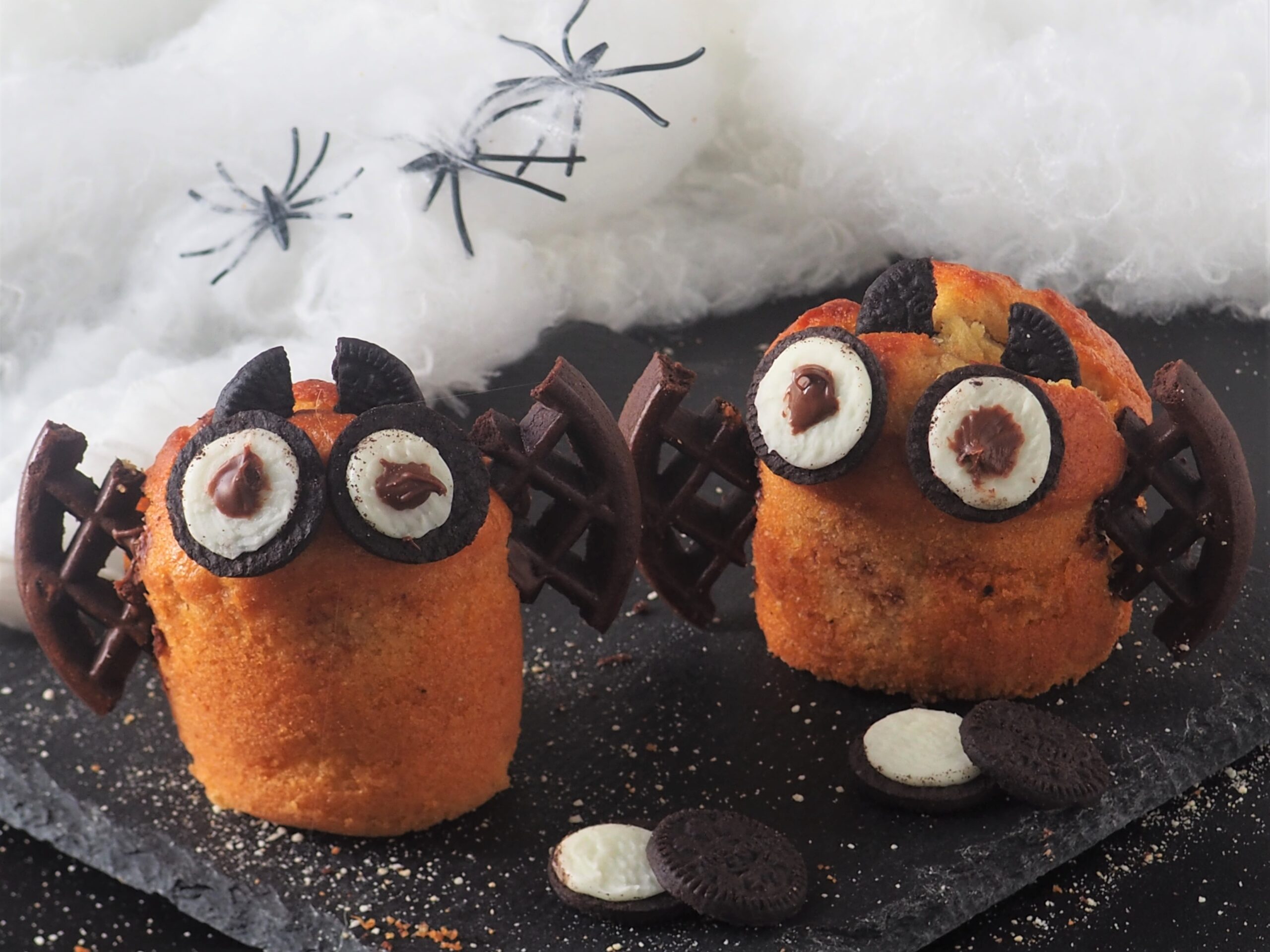 Bat Fig Muffins for Halloween