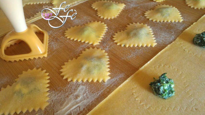 HEART-SHAPED RAVIOLI WITH RICOTTA, SPINACH, AND PECORINO