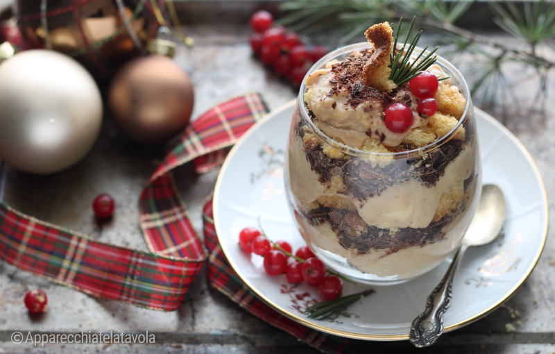 PANDORO WITH HAZELNUT AND CHOCOLATE CHANTILLY CREAM