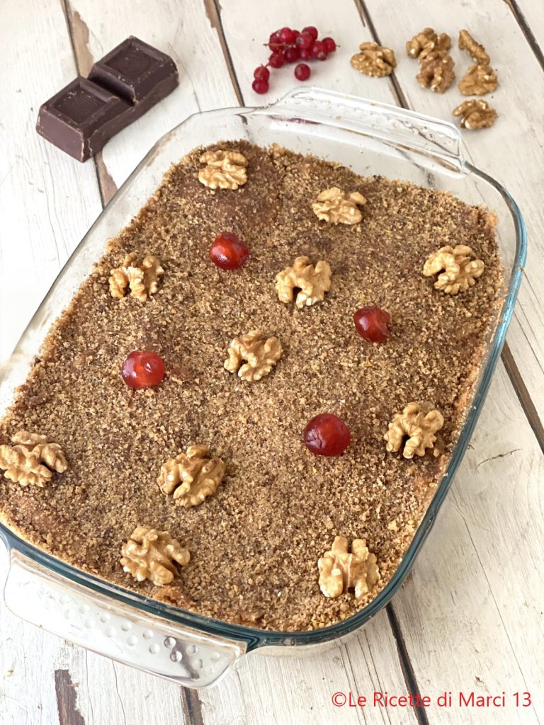 Pasta Pie with Walnuts, Chocolate, and Cinnamon