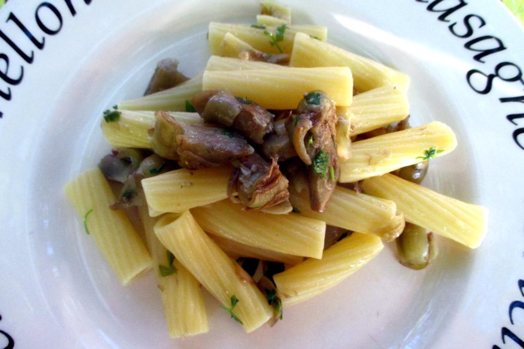 Pasta and light artichokes, Eat Without Belly