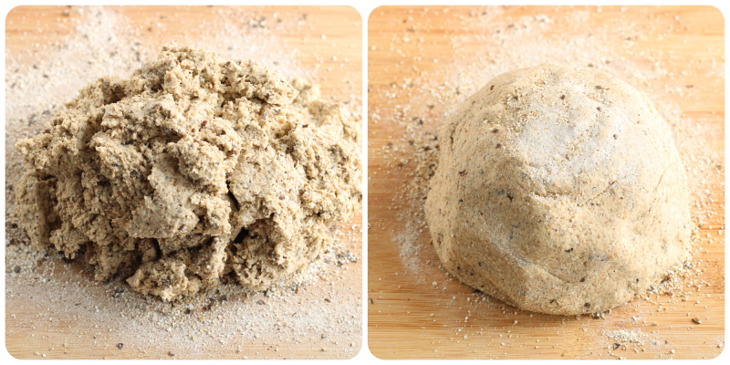 handmade pasta with buckwheat flour