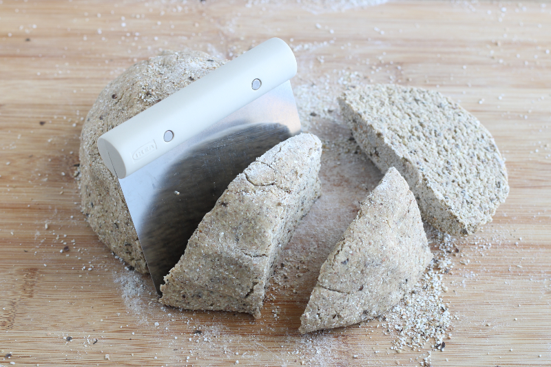 fresh pasta with buckwheat flour and rice flour