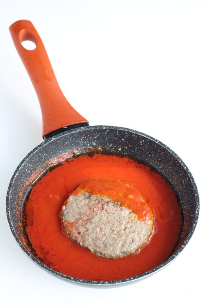 pizza-style hamburgers