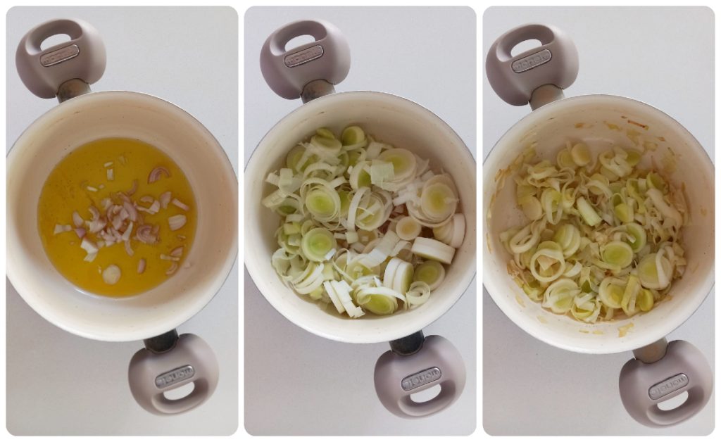 leek with pumpkin soup