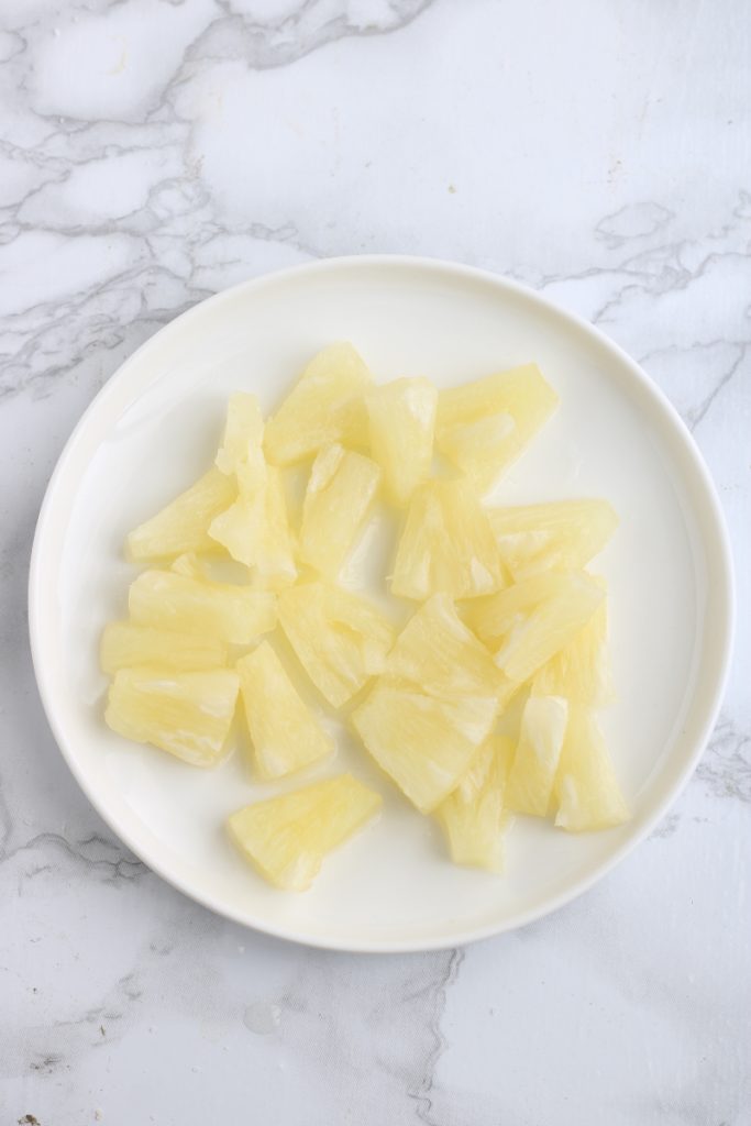 pineapple semifreddo with ladyfingers