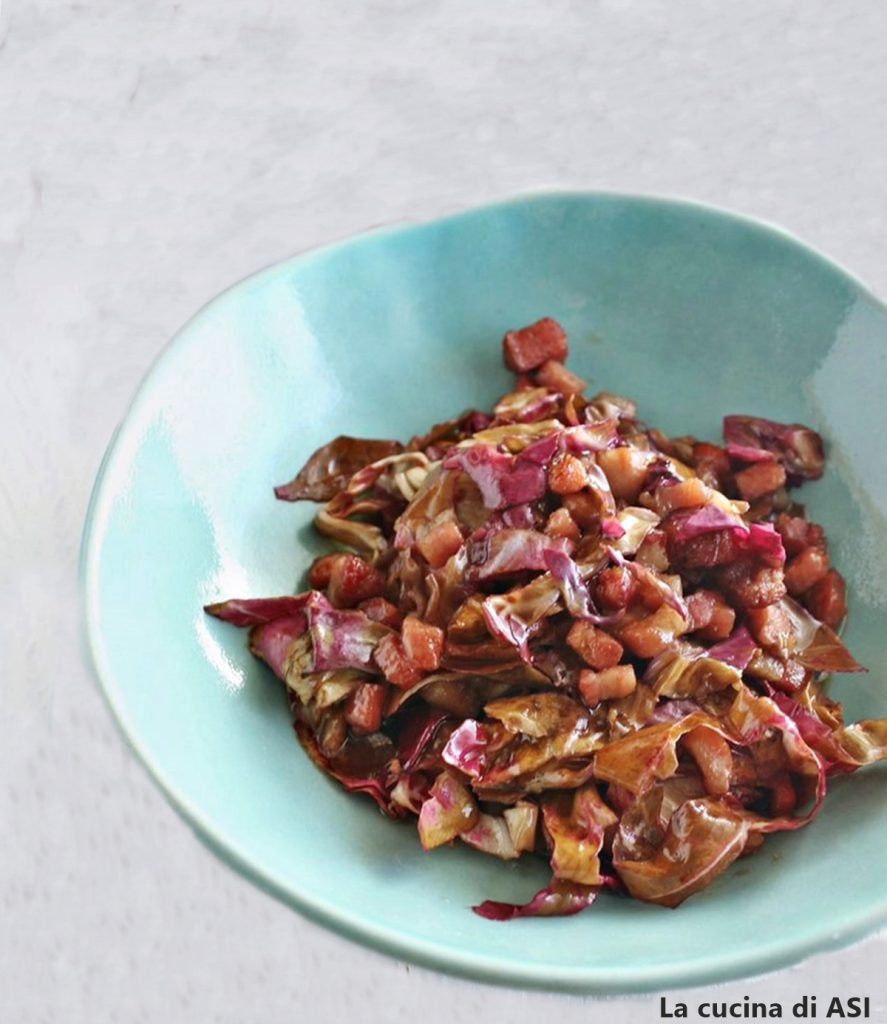 Radicchio-bruciatini Romagna side dish
