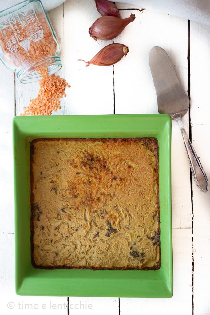 Red Lentil Socca or Flatbread