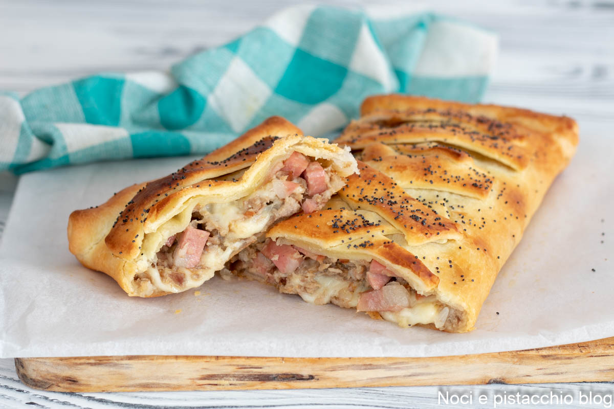 Sausage, Mortadella, and Cheese Roll