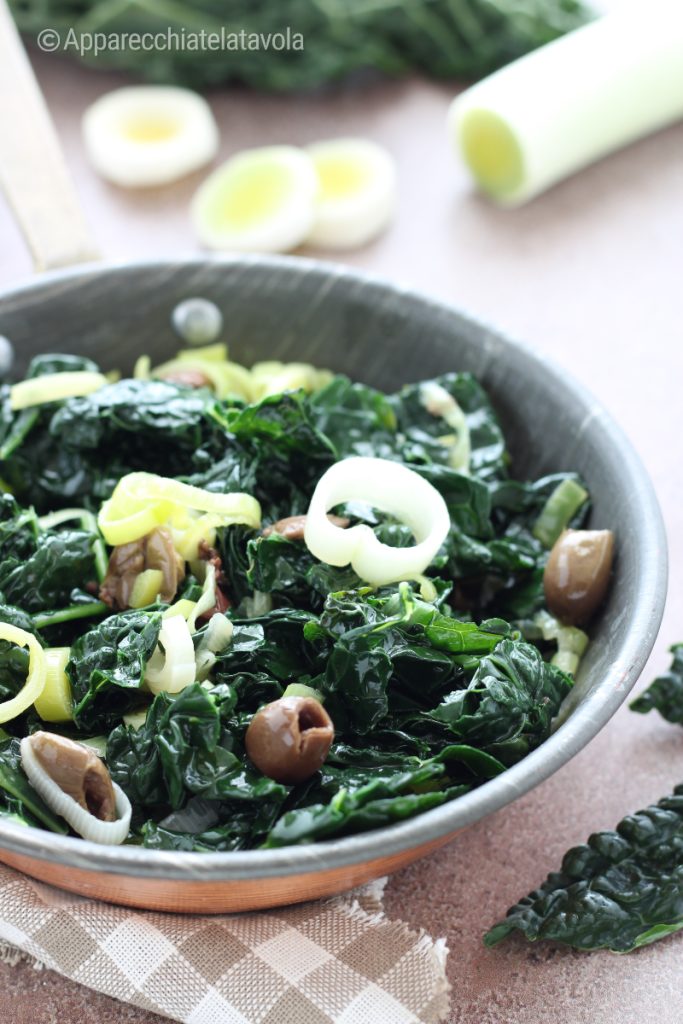 sautéed black cabbage