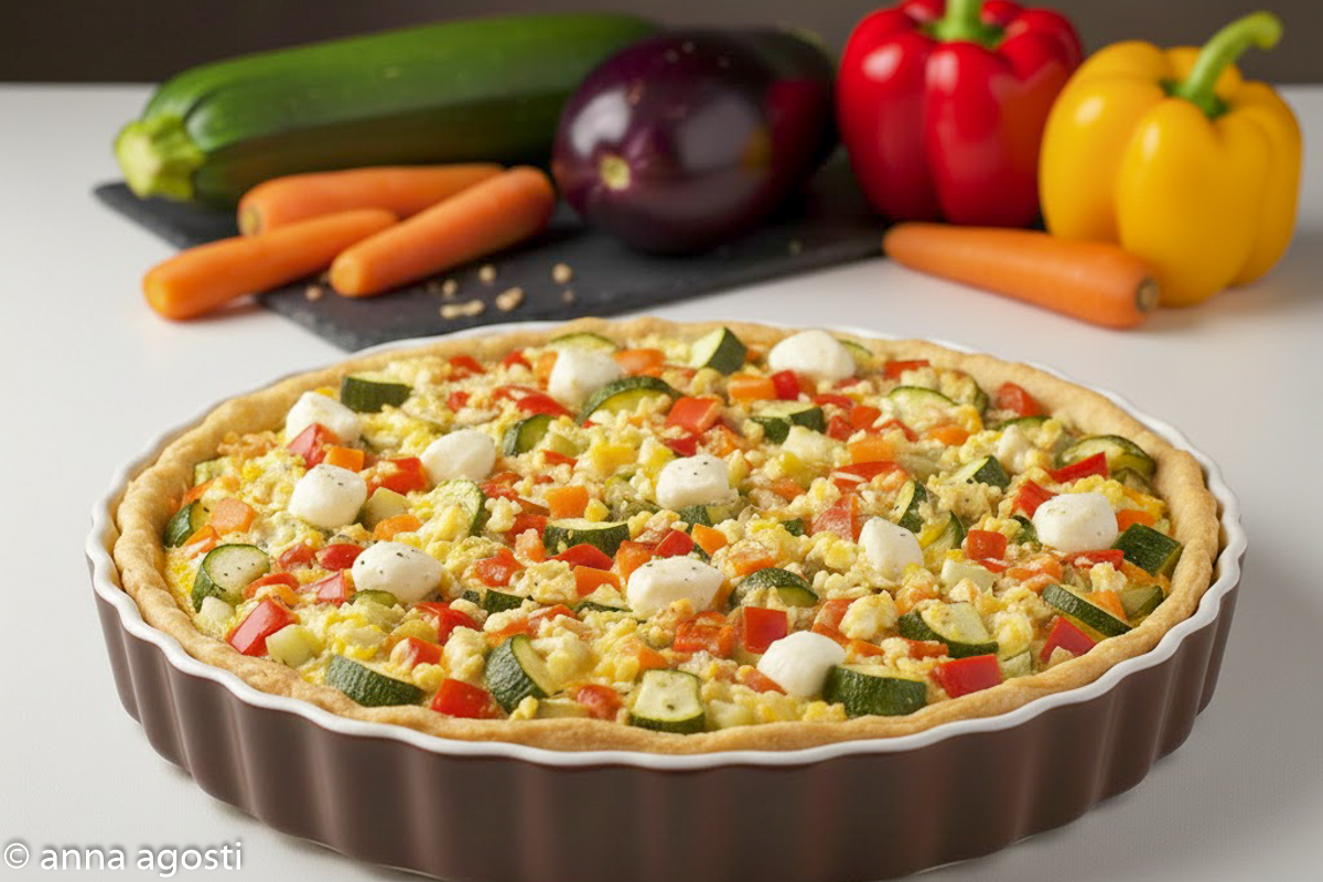 Savory Pie with Mixed Vegetables