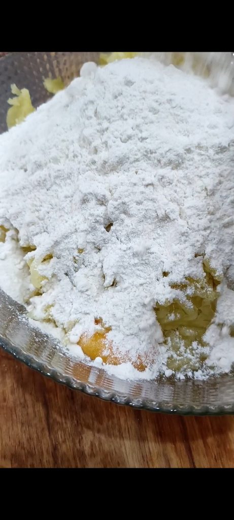 Potato gnocchi dough