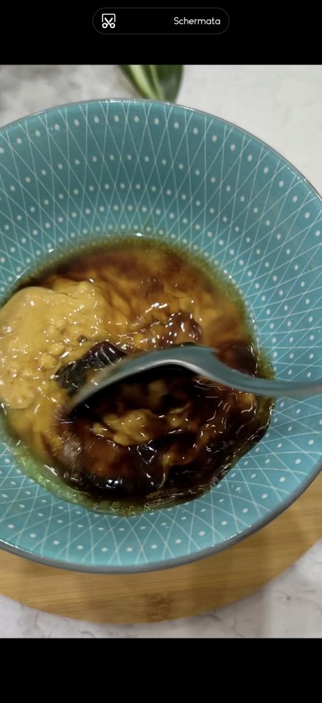 Prepare the sauce with peanut butter