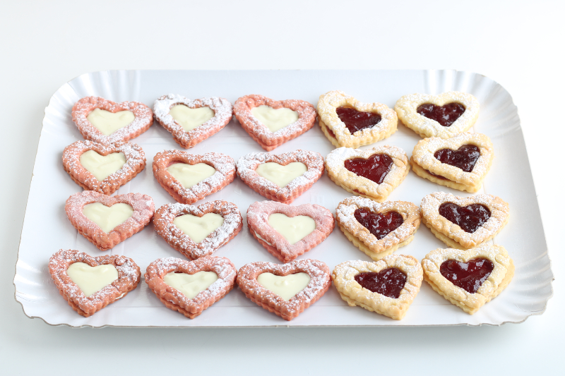 shortbread hearts