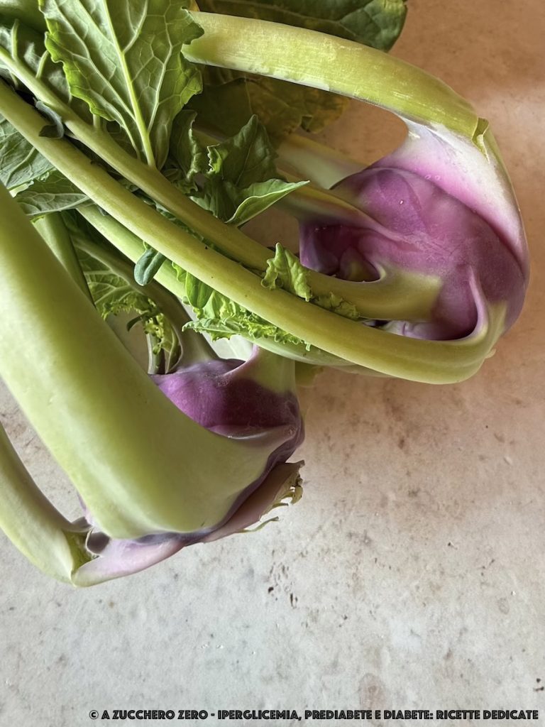 Sicilian kohlrabi or trunzo cabbage from Acireale