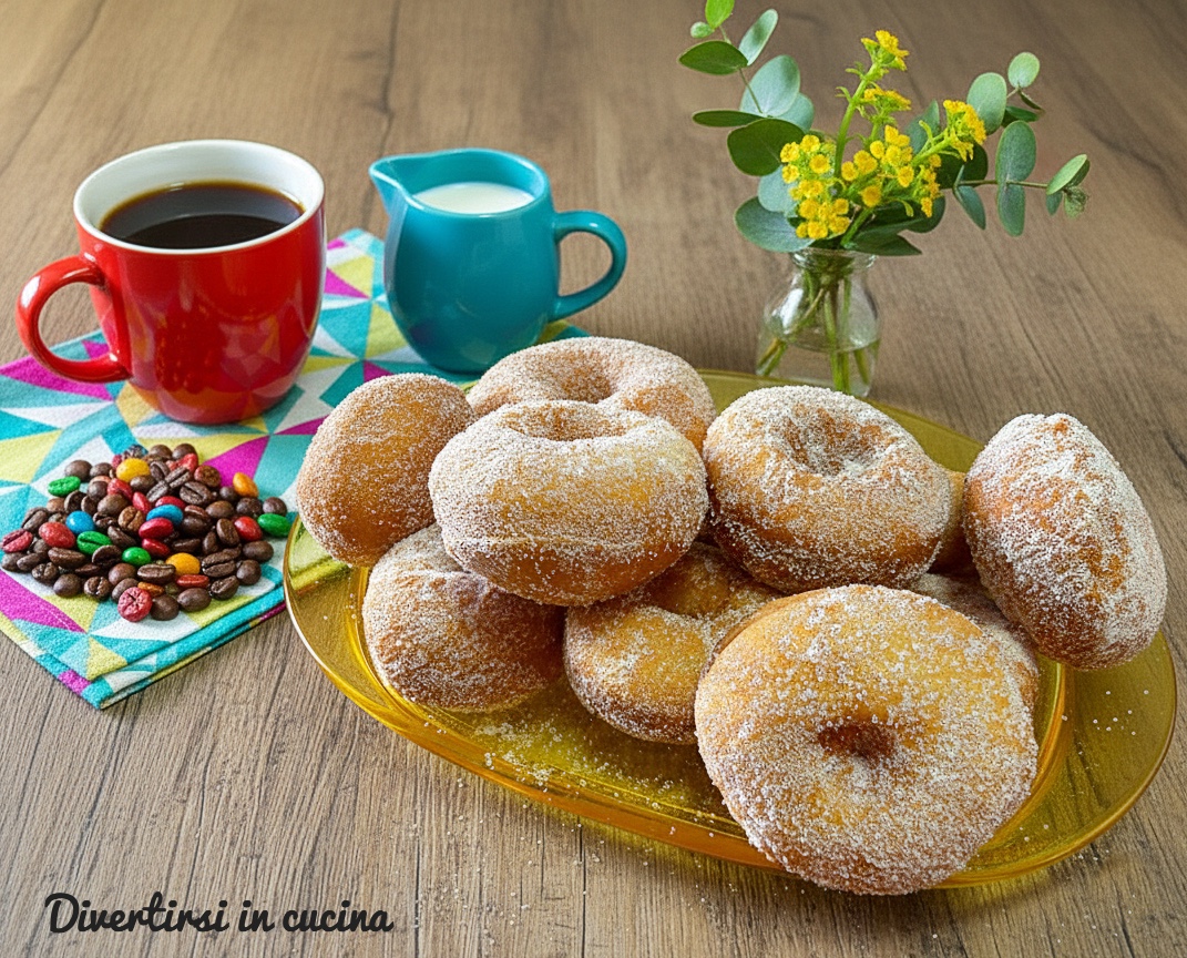 Soft Donuts with Baking Powder
