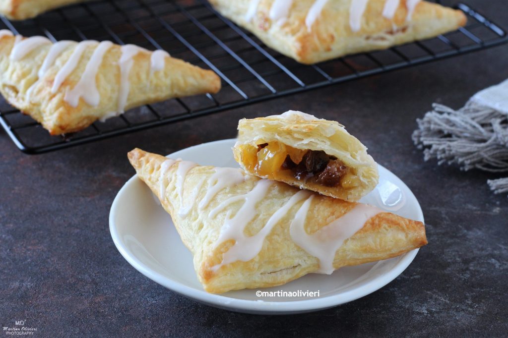 Spiced Apple Puff Pastry Triangles