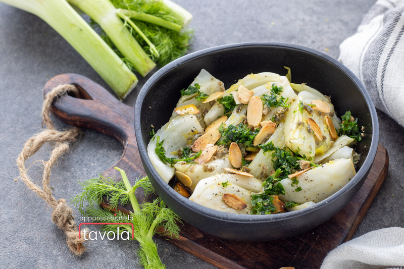 Steamed Fennel with Caper and Lemon Sauce