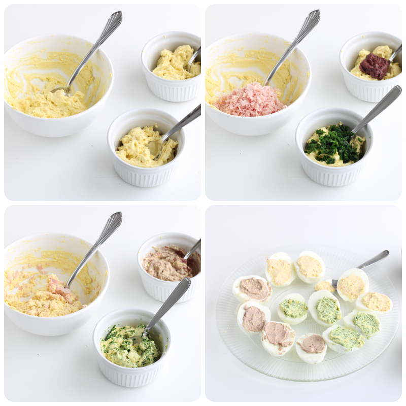 stuffing for hard-boiled eggs