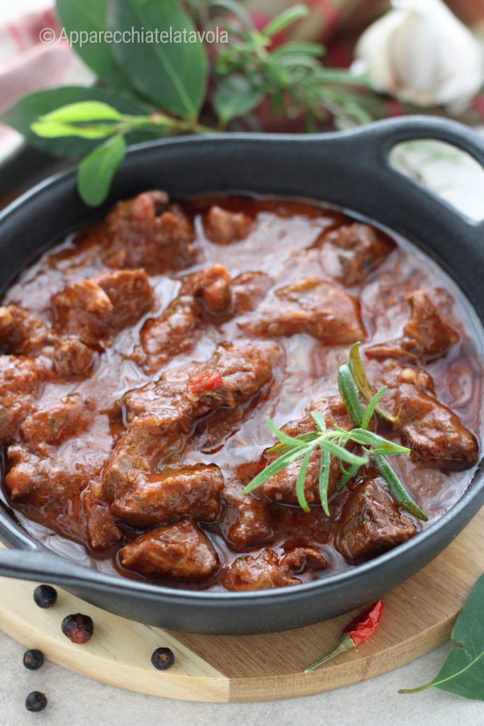 STEWED WILD BOAR TUSCAN STYLE