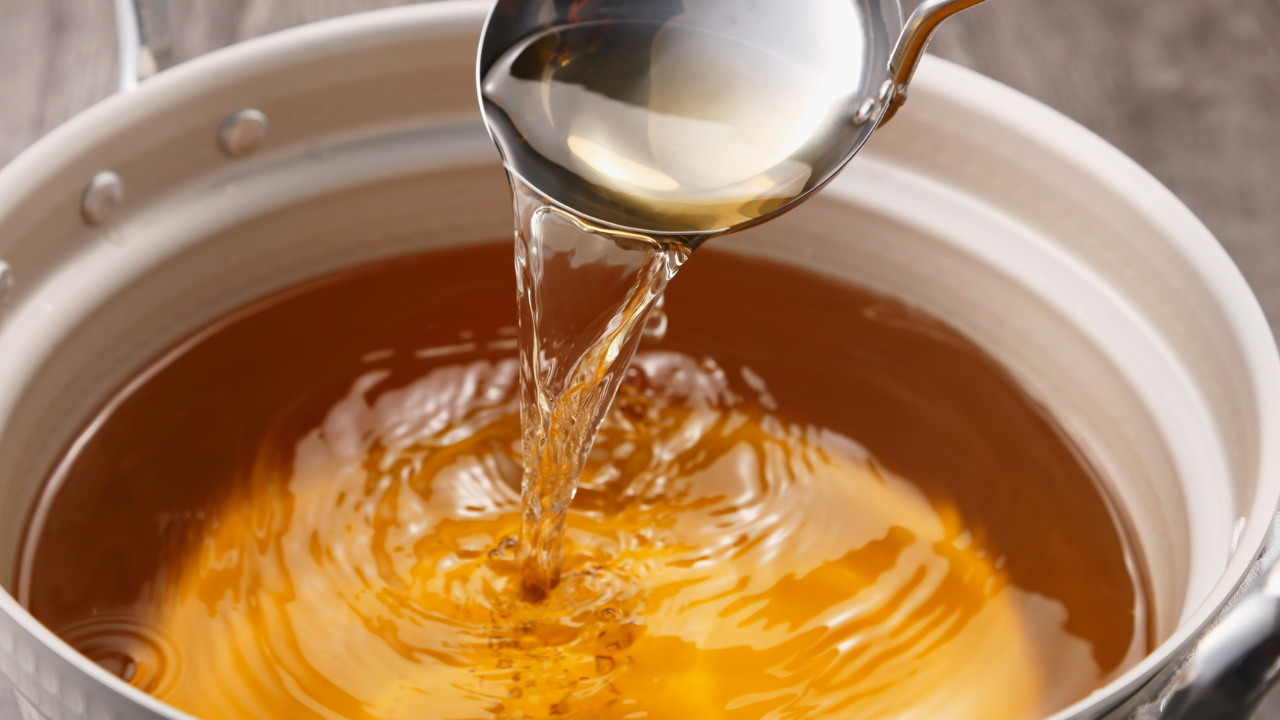 Chicken Broth Made in a Pressure Cooker