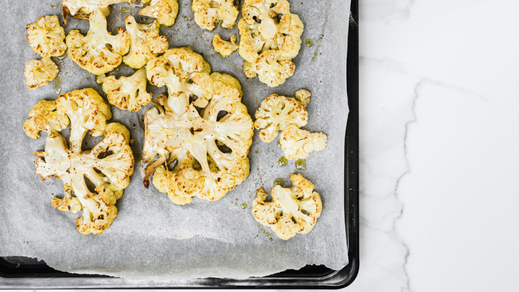 Baked Cauliflower with Spices