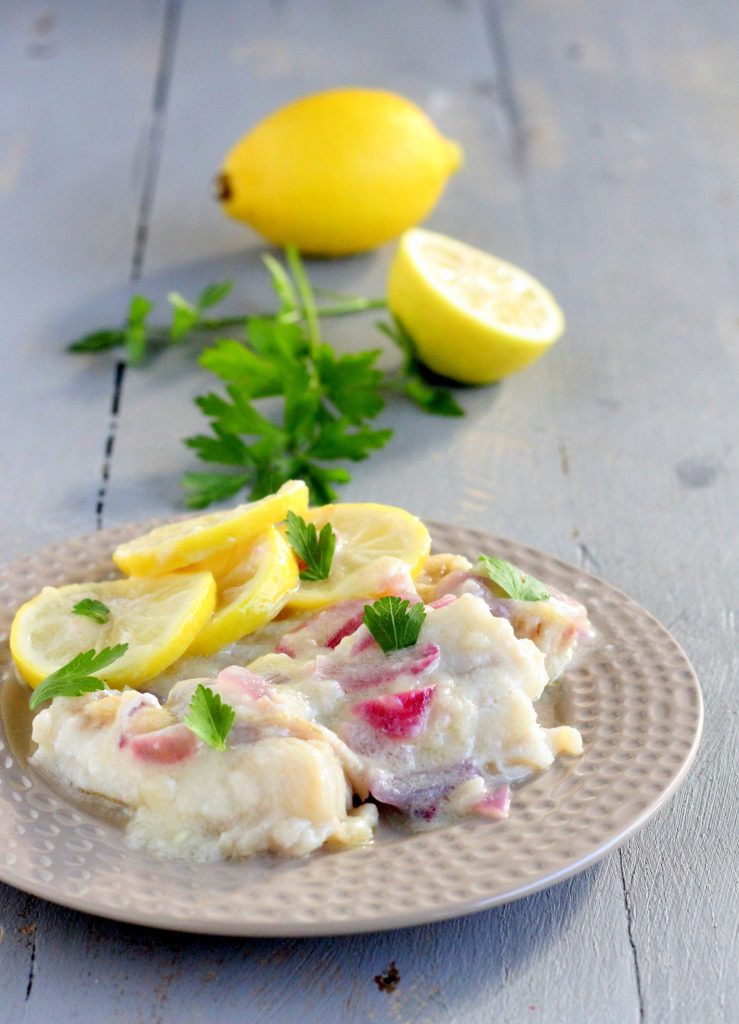 Cod Scaloppine with Wine and Lemon