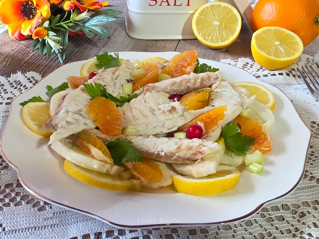Sea Bream, Orange, and Fennel Salad