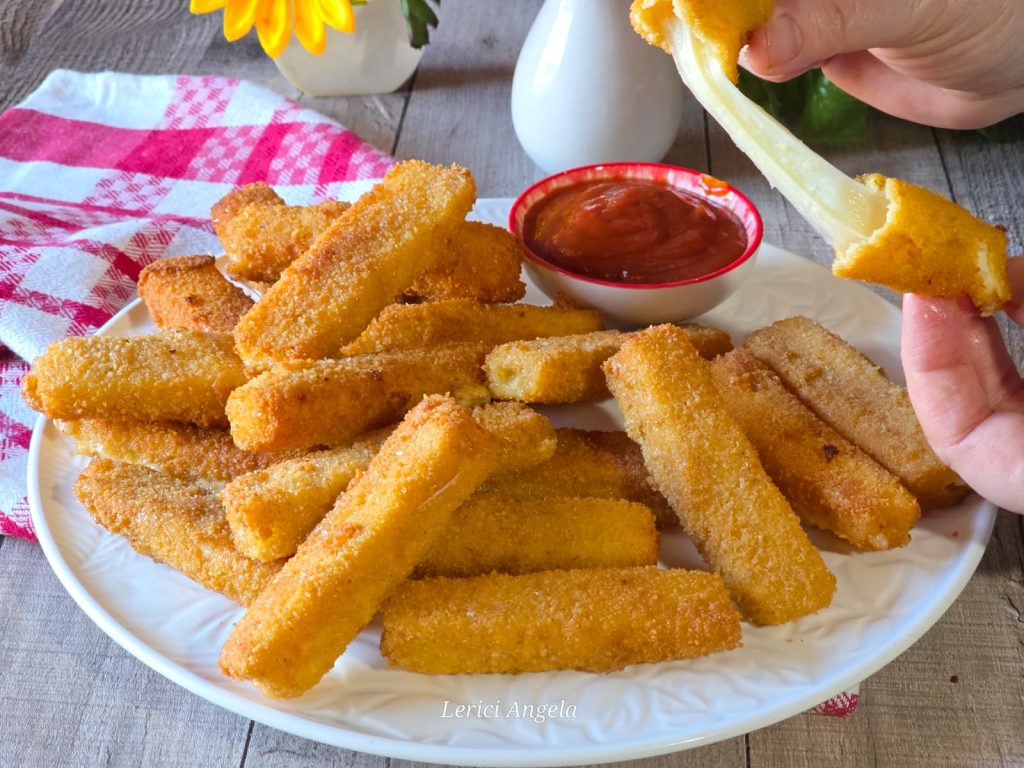 Baked or Air Fryer Mozzarella Sticks