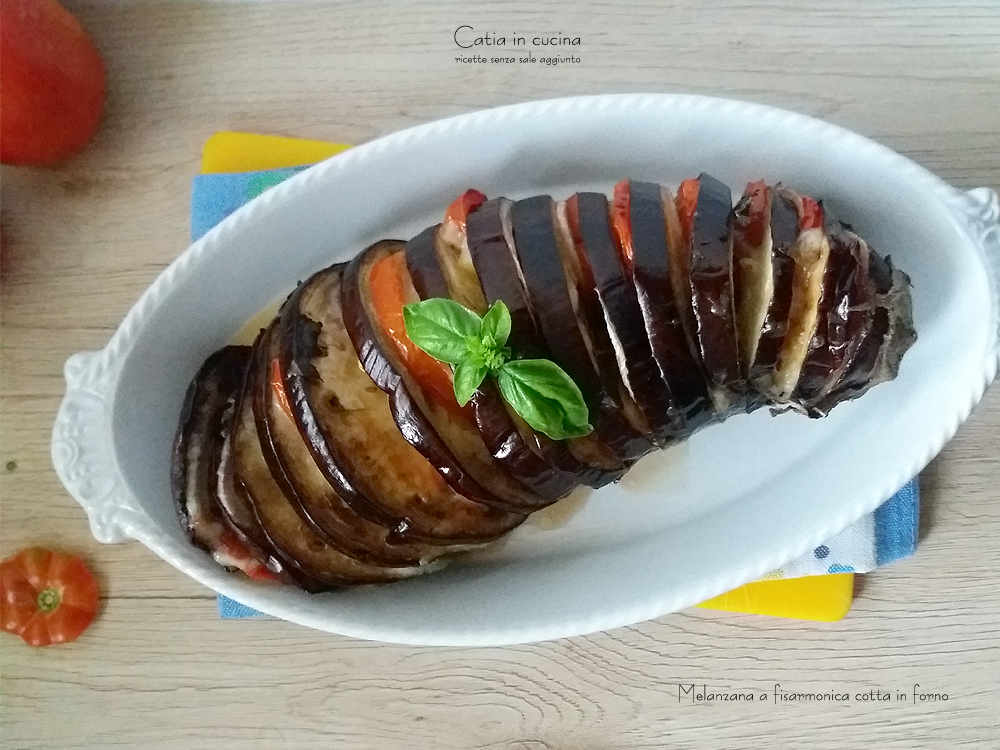 Accordion Eggplant Baked in the Oven