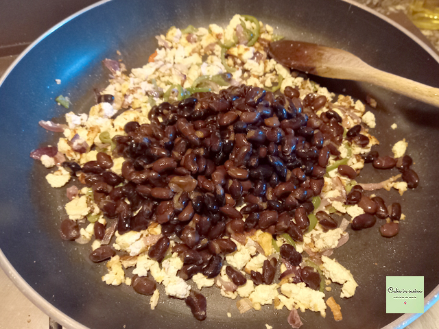 add the black beans