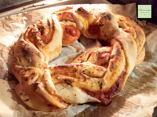 freshly baked angelica pizzaiola style