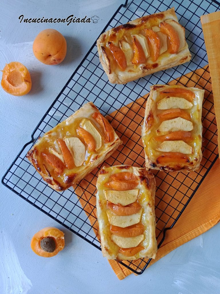 Apricot and Apple Pastries