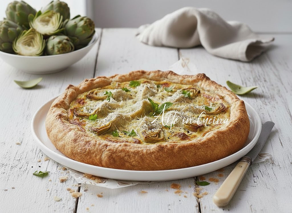 ARTICHOKE and Parmesan PIE