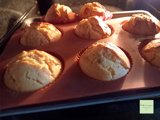 banana mini donuts baking