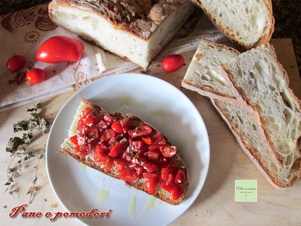 bread and tomatoes