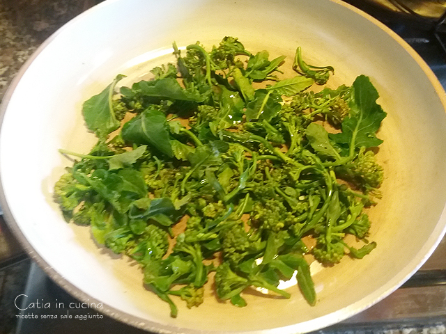 broccoli rabe pan