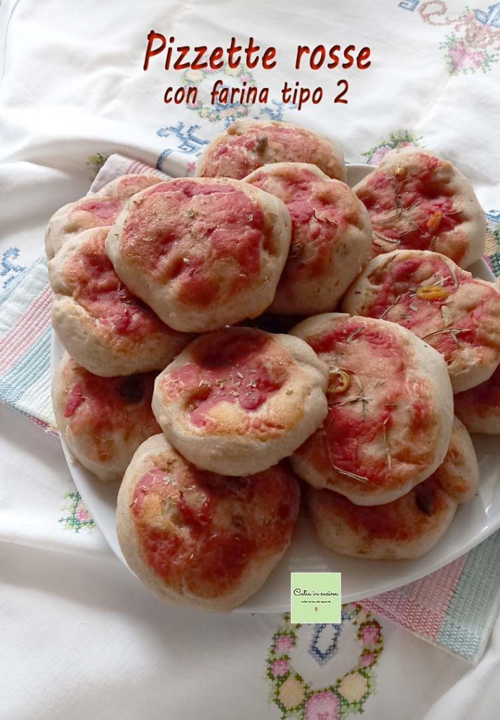 buffet red mini pizzas