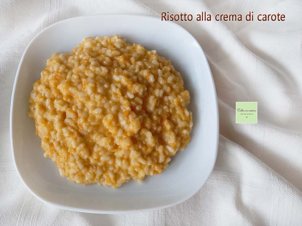 Carrot Cream Risotto
