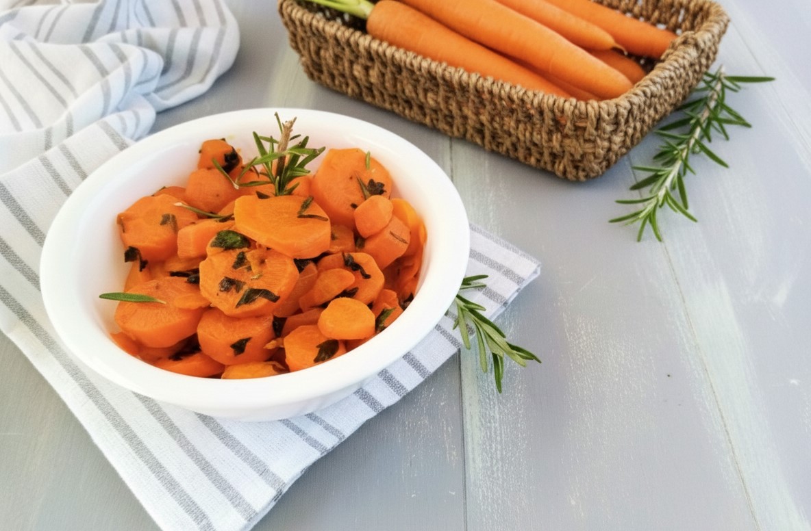 Carrots with Butter and Rosemary