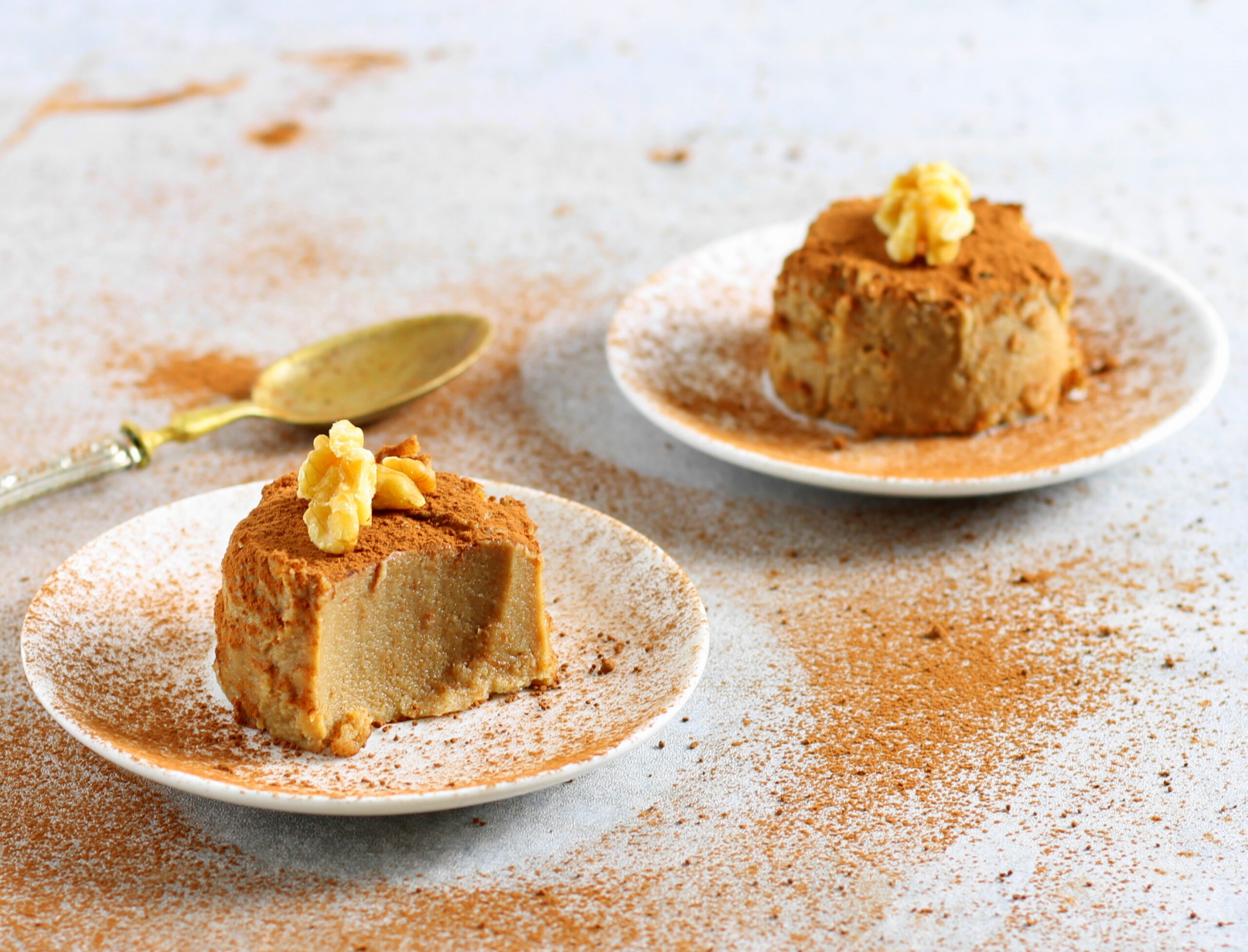 Chestnut and Cream Pudding Cooked in a Pressure Cooker