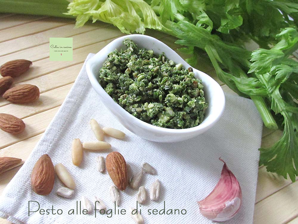Celery Leaves Pesto