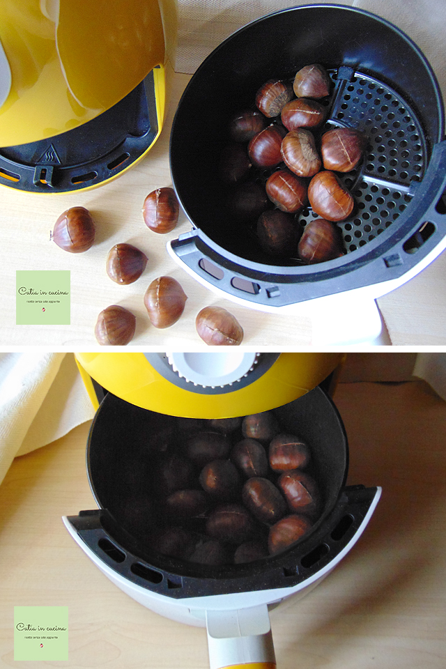chestnuts in the air fryer before cooking