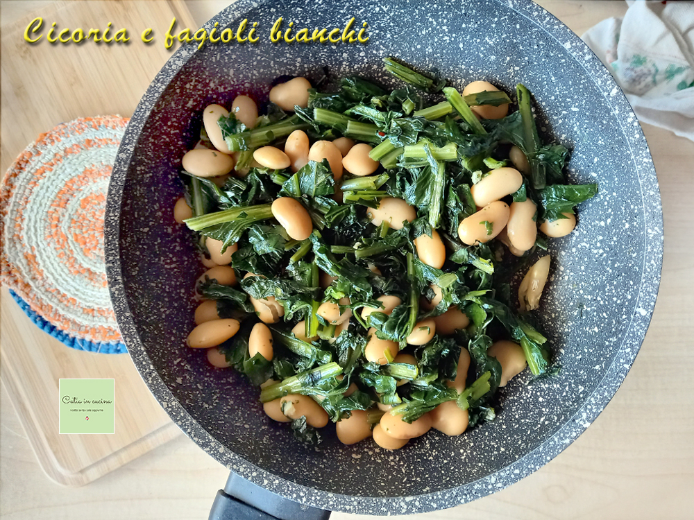 chicory and white beans
