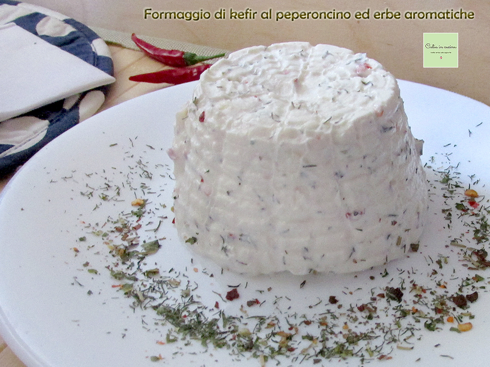 Herb-Flavored Kefir Spreadable Cheese