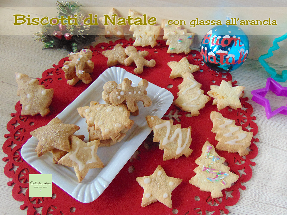 Christmas Cookies with Orange Glaze (in 2 Versions)