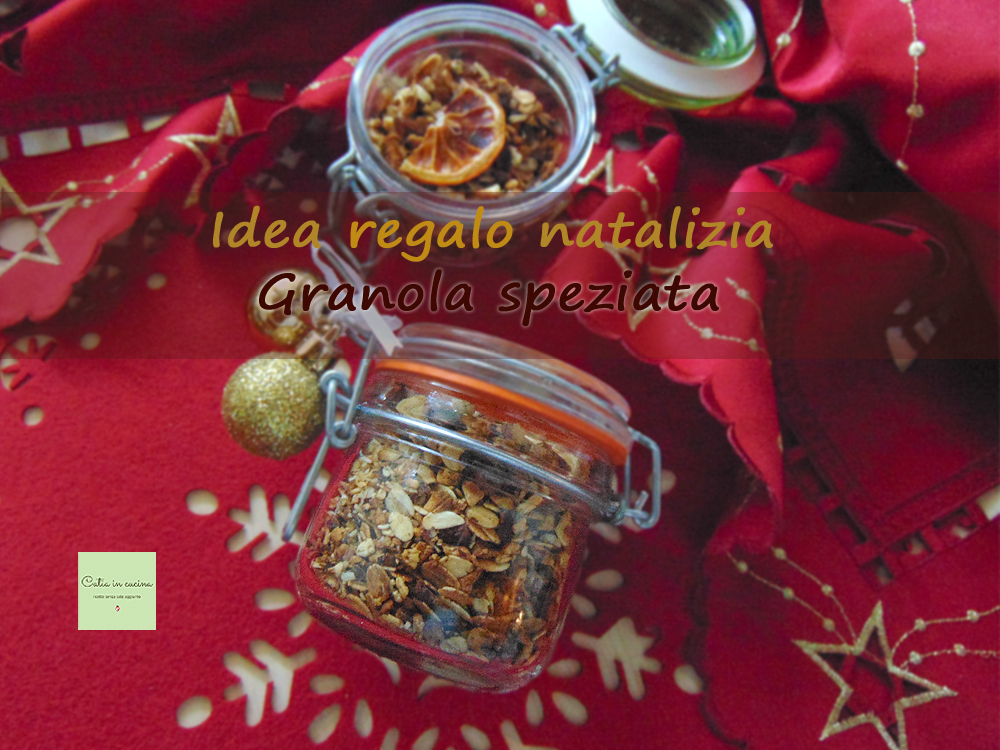 Spiced Granola. Christmas Gift Idea